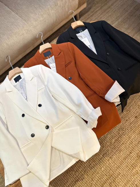 Double Breasted Loose Blazer